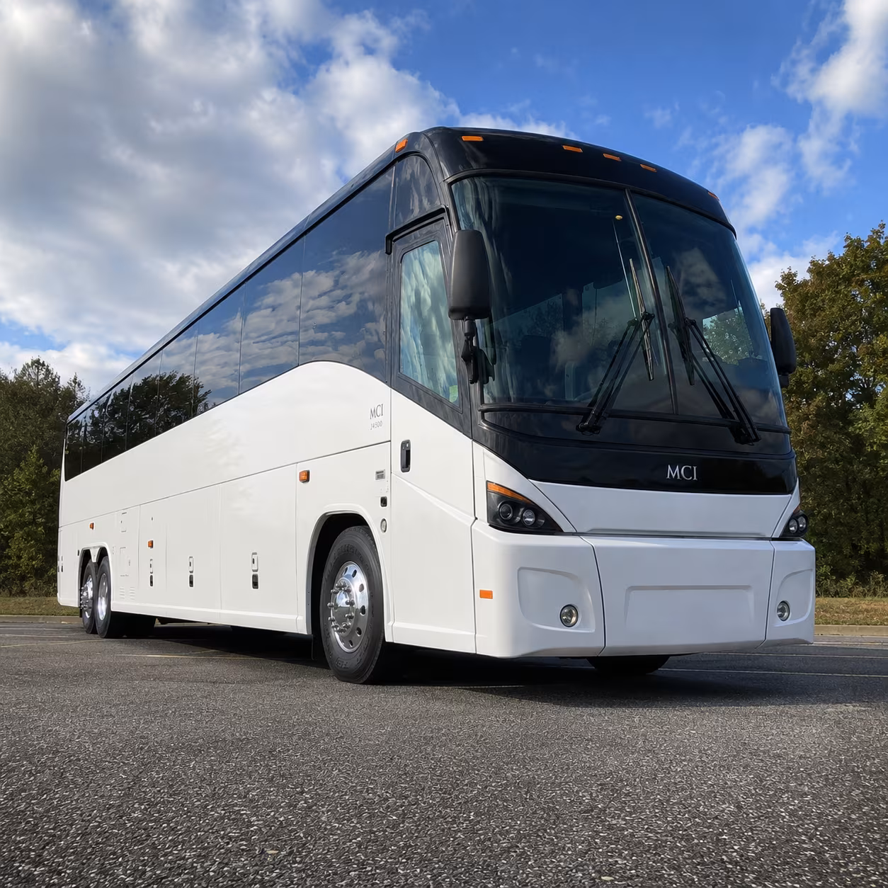 charter buses for state police graduations and military ceremonies