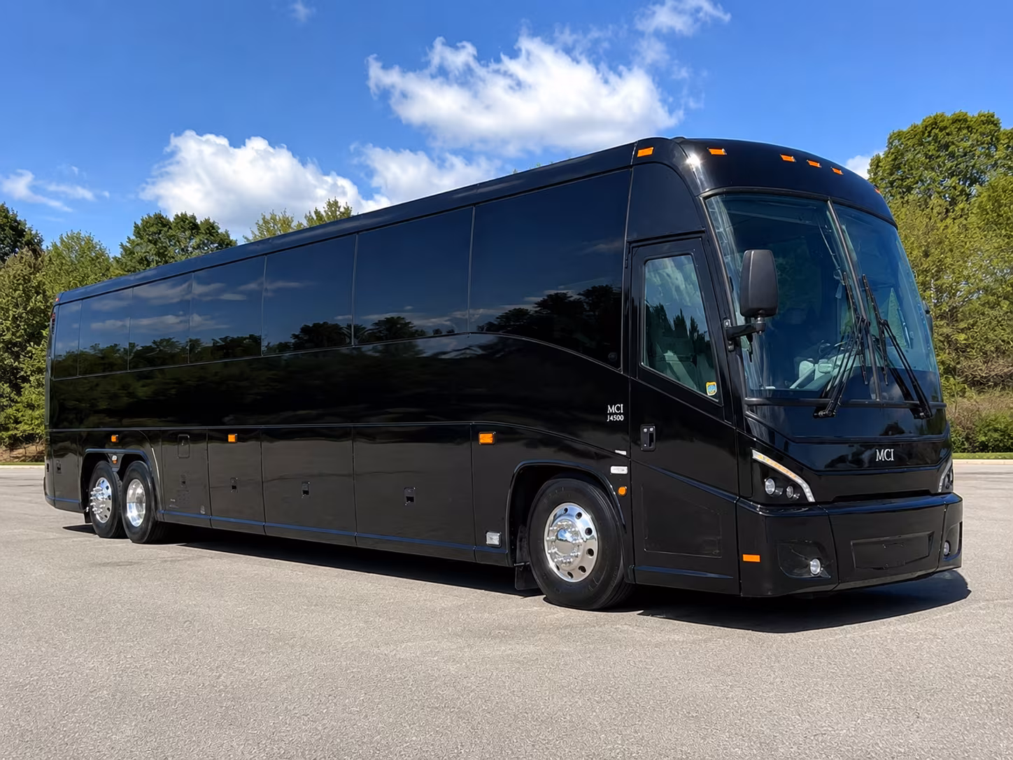 trenton charter bus rental exterior