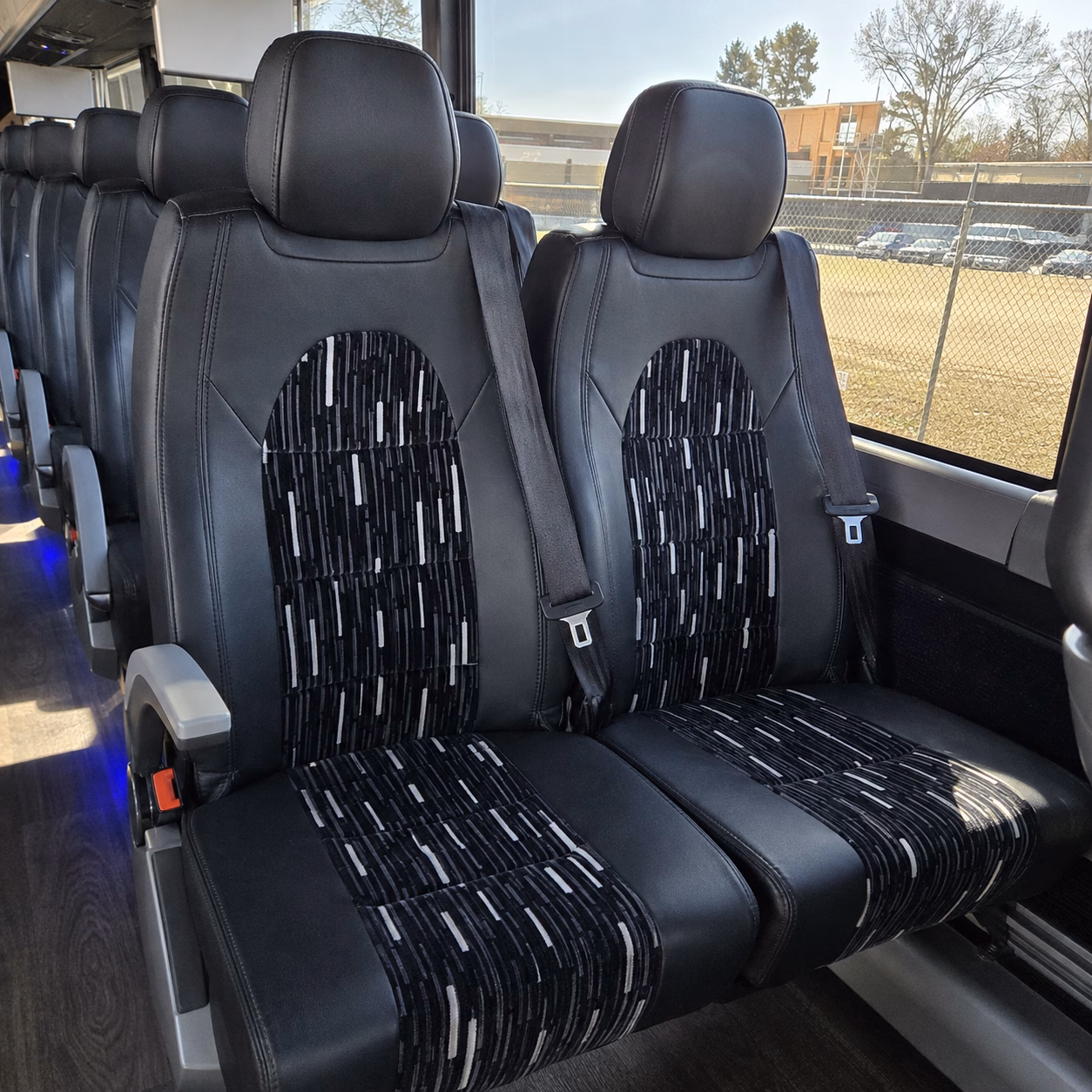 trenton charter bus rental inside
