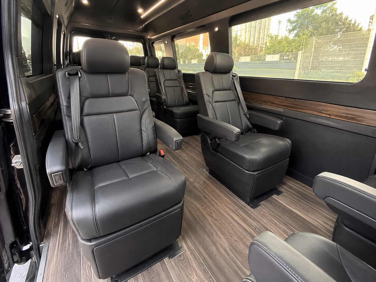 trenton long distance transportation onboard seating